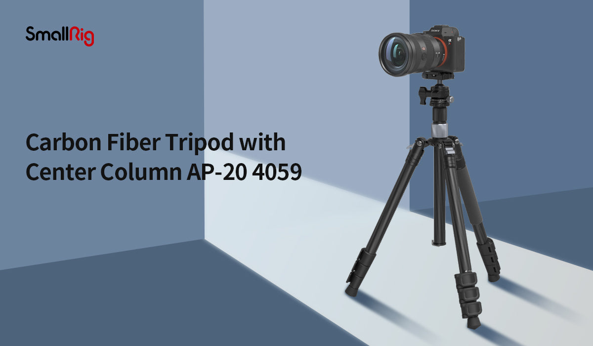 SmallRig Carbon Fiber Tripod with Center Column AP-20 4059-1