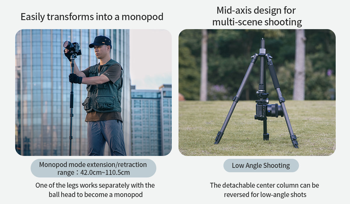 SmallRig Carbon Fiber Tripod with Center Column AP-20 4059
