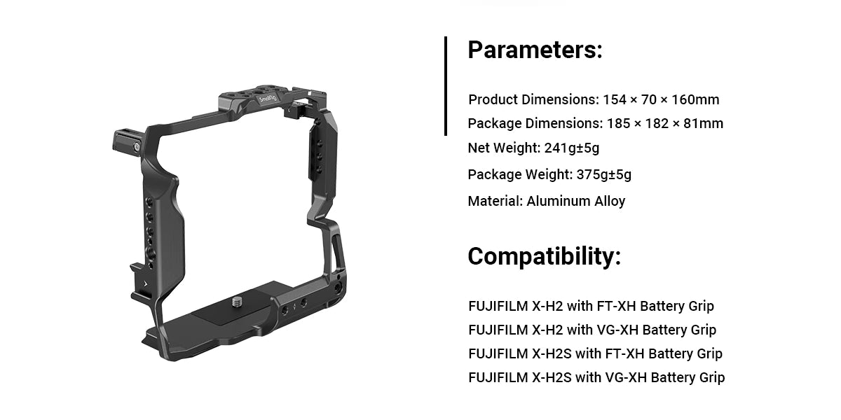 SmallRig Handheld Cage Kit for FUJIFILM X-H2  X-H2S 4097-13