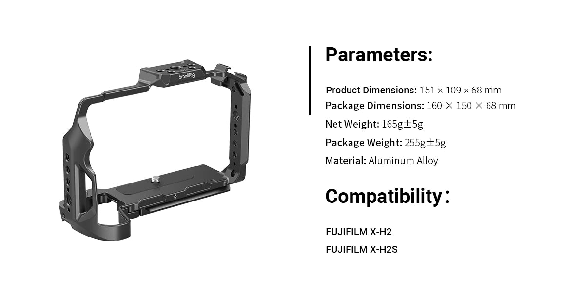 SmallRig Handheld Cage Kit for FUJIFILM X-H2  X-H2S 4097-3