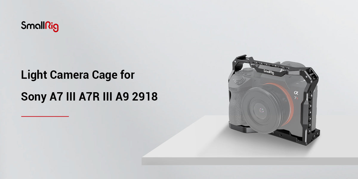 SmallRig Light Camera Cage for Sony A7 III A7R III A9 2918 -1