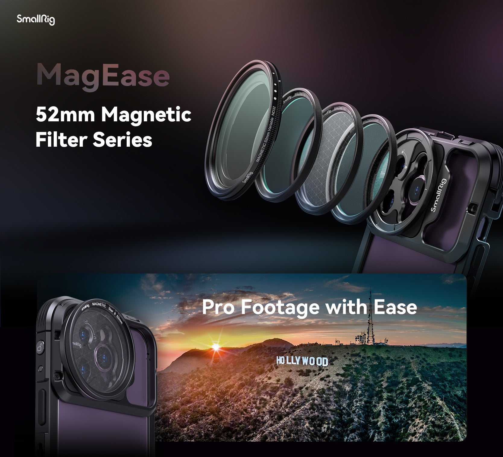 SmallRig MagEase 52mm Magnetic Filter Series-1