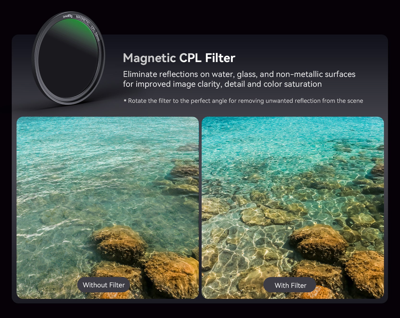 SmallRig MagEase 52mm Magnetic Filter Series-3