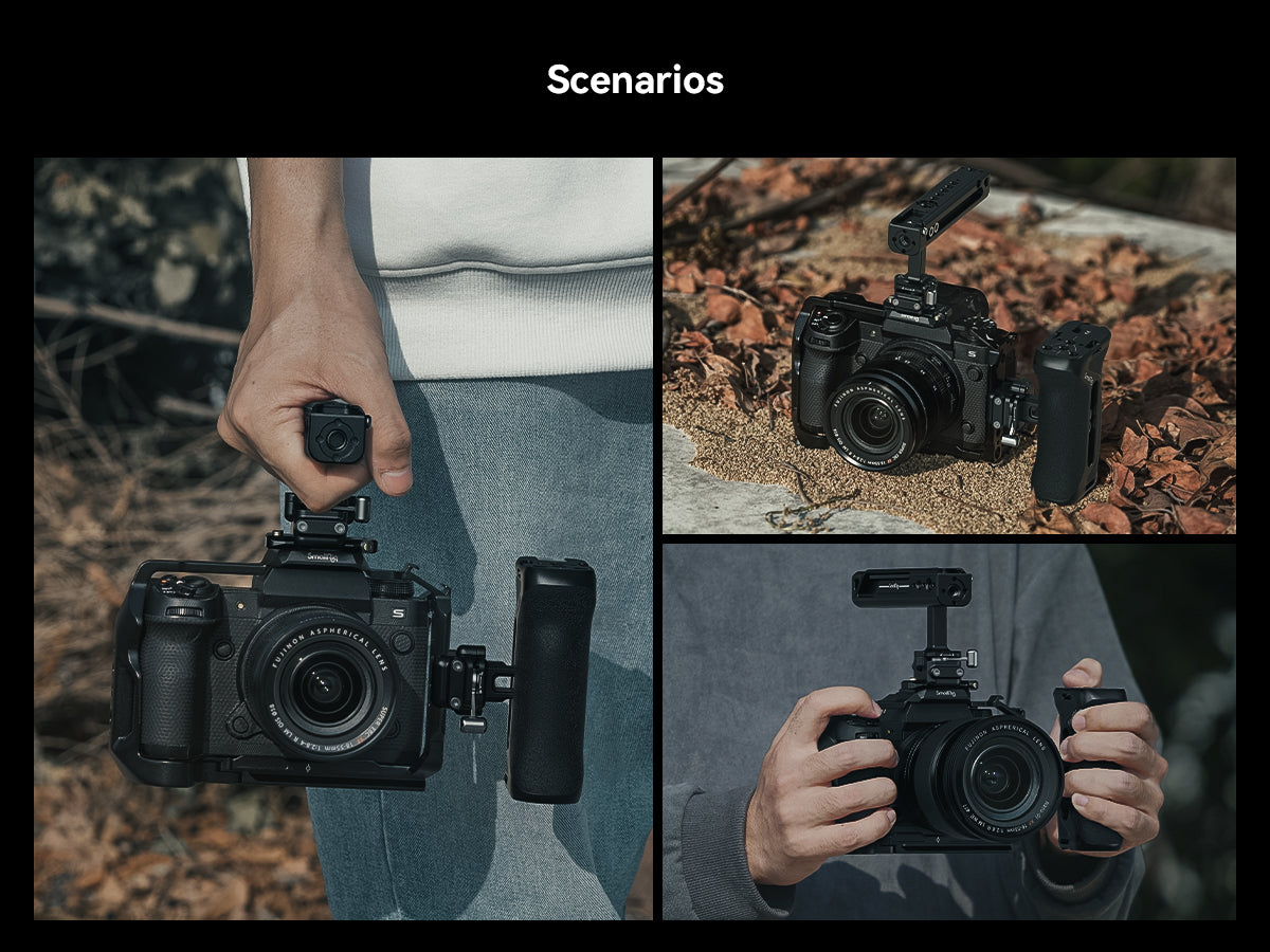 SmallRig Snap-on Quick Lock NATO Side Handle 4017 Top Handle 4175-6