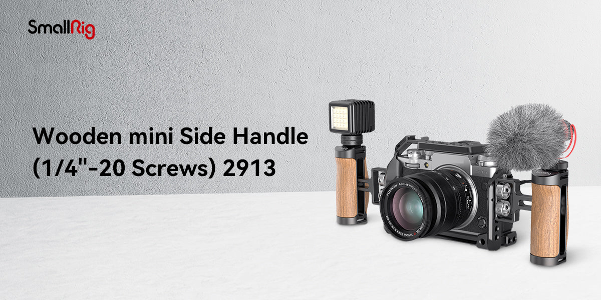 SmallRig Wooden Mini Side Handle 2913 -1