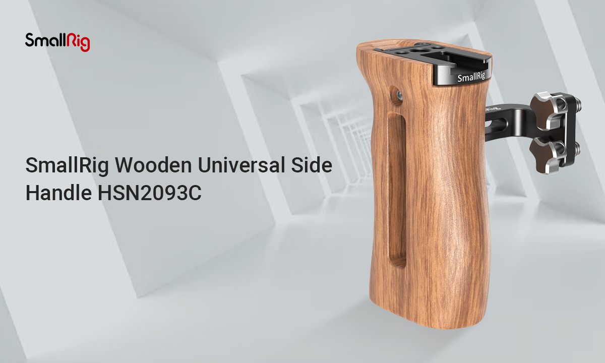 SmallRig Wooden Universal Side Handle HSN2093C -1