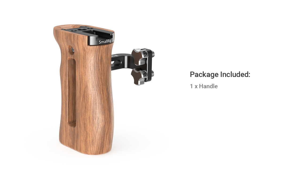 SmallRig Wooden Universal Side Handle HSN2093C -7