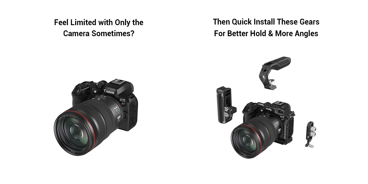 SmallRig “Black Mamba” Cage for Canon EOS R7 4003 -3