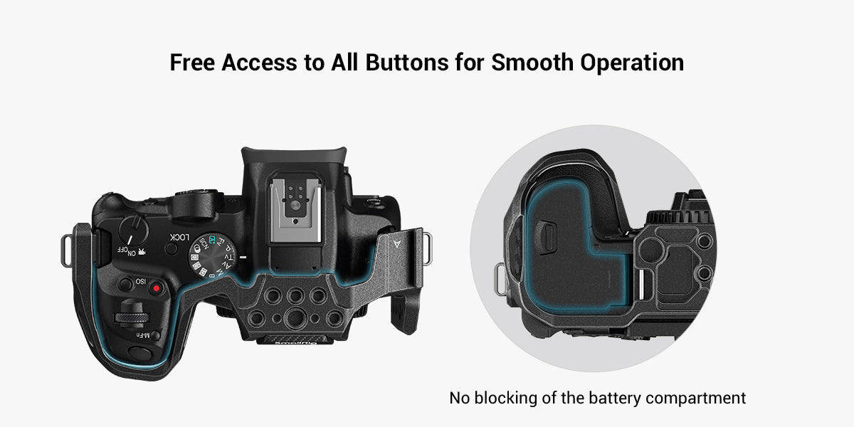 SmallRig “Black Mamba” Cage for Canon EOS R7 4003 -5