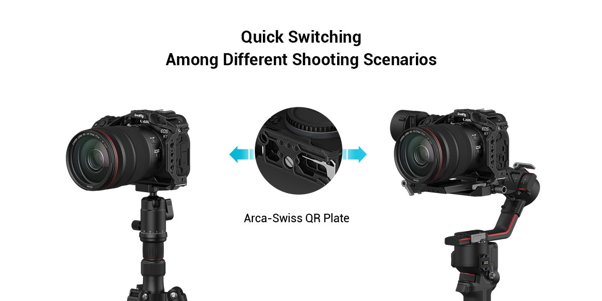 SmallRig “Black Mamba” Cage for Canon EOS R7 4003 -7