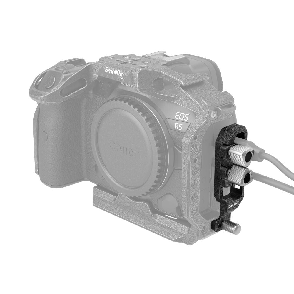 SmallRig “Black Mamba” HDMI & USB-C Cable Clamp for Canon EOS R5 R6 R5 C R7 R10 4272 -1