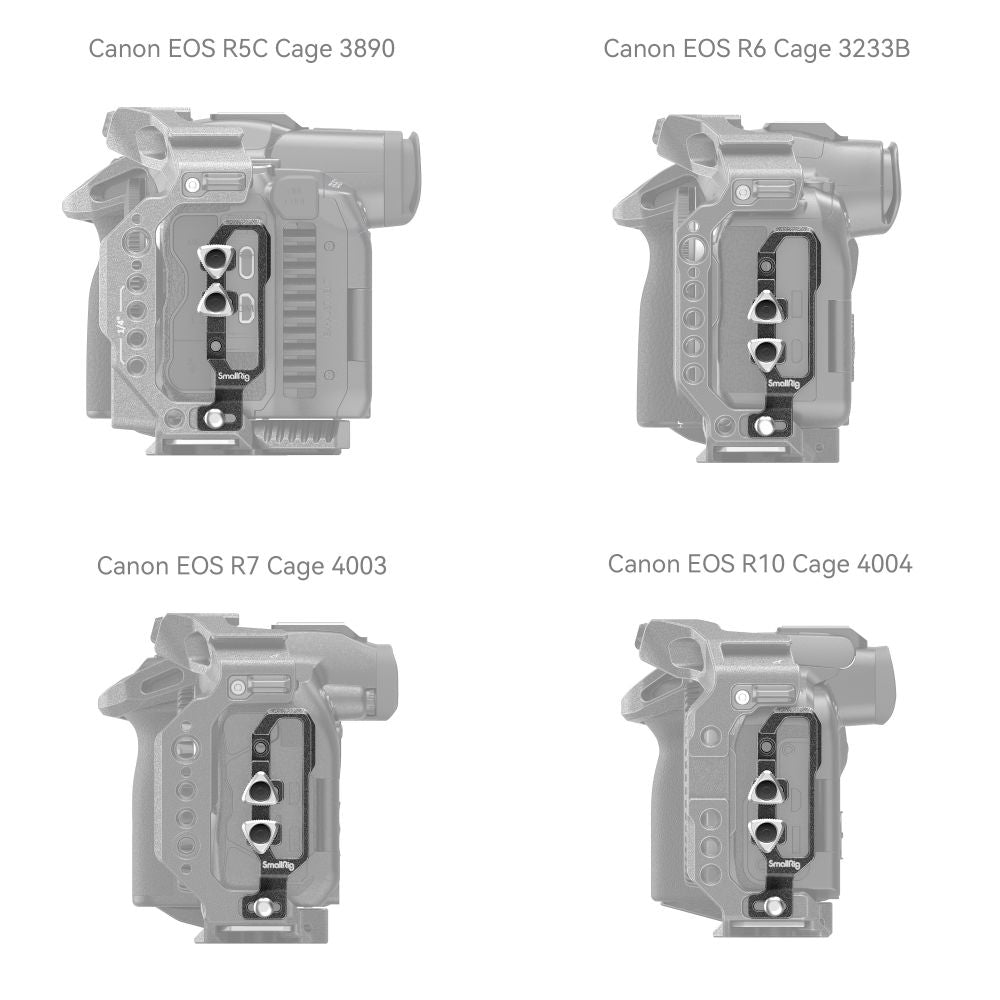 SmallRig “Black Mamba” HDMI & USB-C Cable Clamp for Canon EOS R5 R6  R5 C  R7  R10 4272 -2
