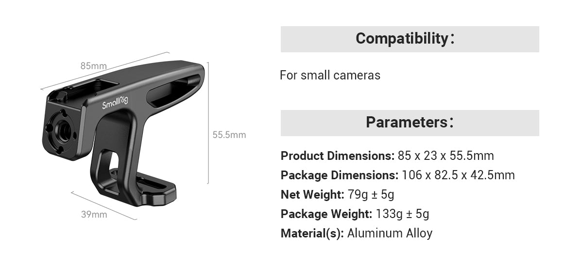 SmallRig mini Top Handle HTS2756B -2