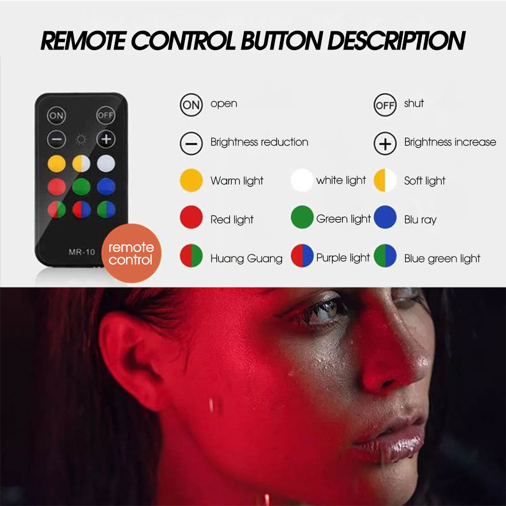 TRAVOR RGB Remote Control LED Handheld Photography Light