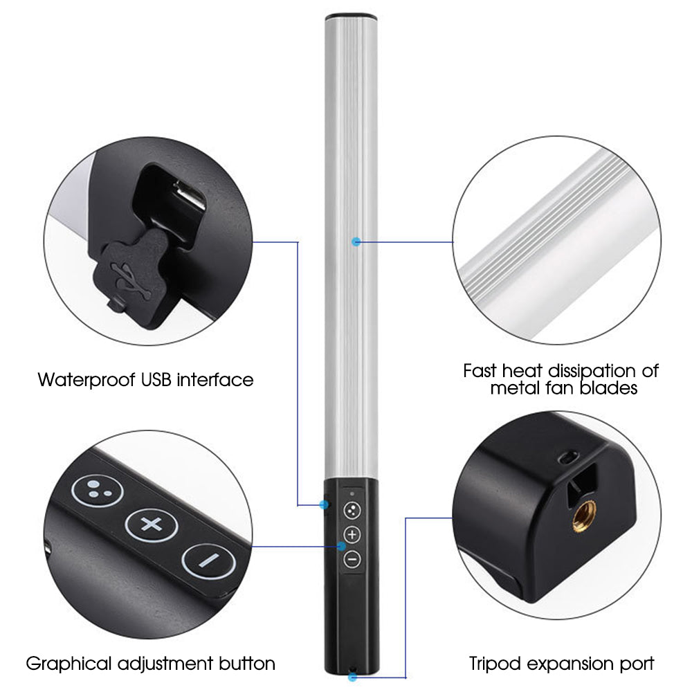 TRAVOR RGB Remote Control LED Handheld Photography Light