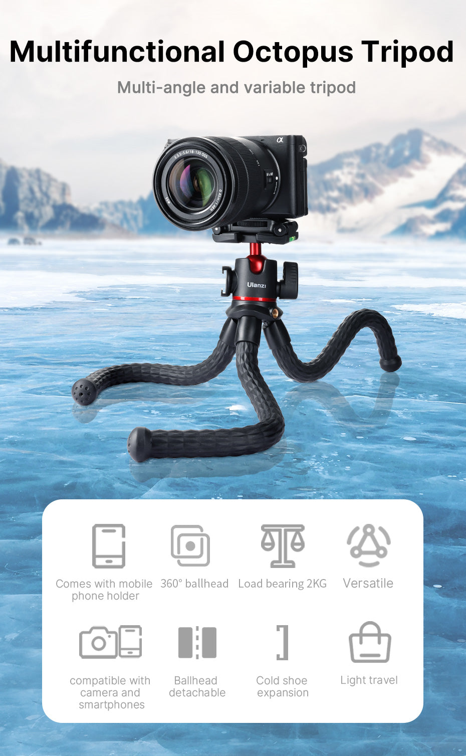 Ulanzi MT-33 Flexible Octopus Tripod