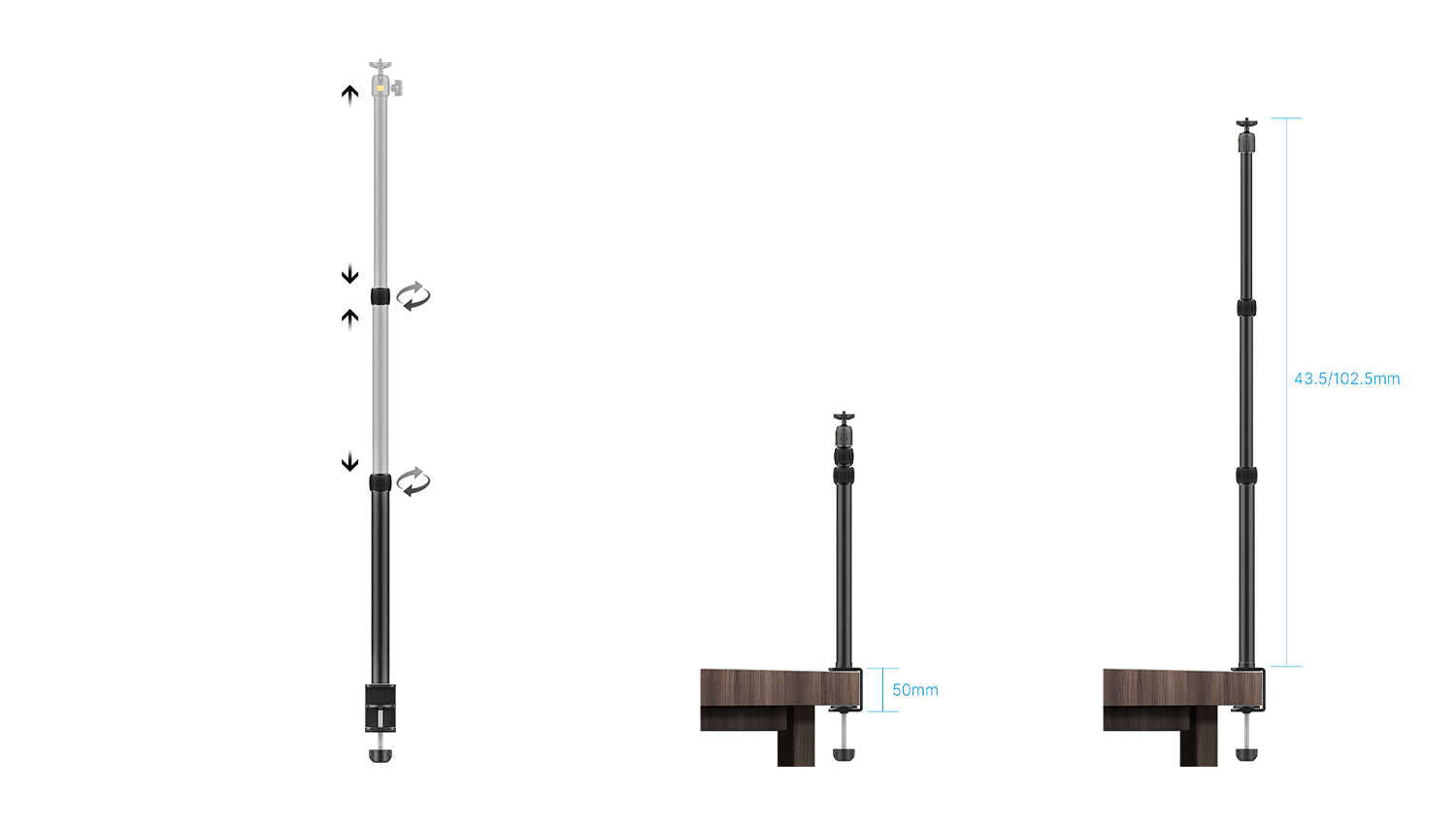 VIJIM LS01 Desktop Extendable Light Stand