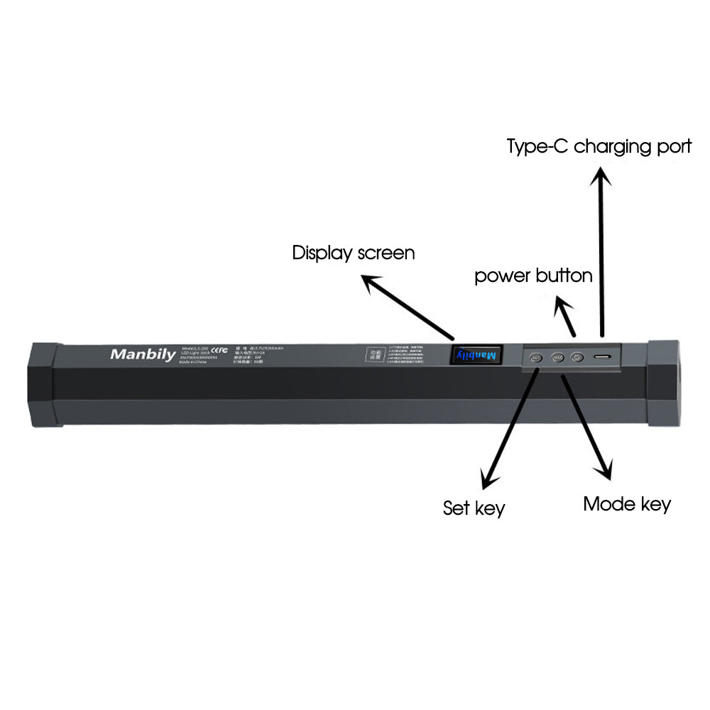 TRAVOR Handheld LED Photography Stick Light Wand