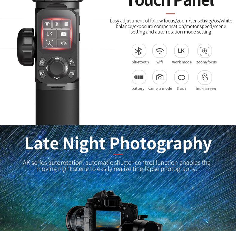 Feiyu AK4000 DSLR Camera Stabilizer Gimbal