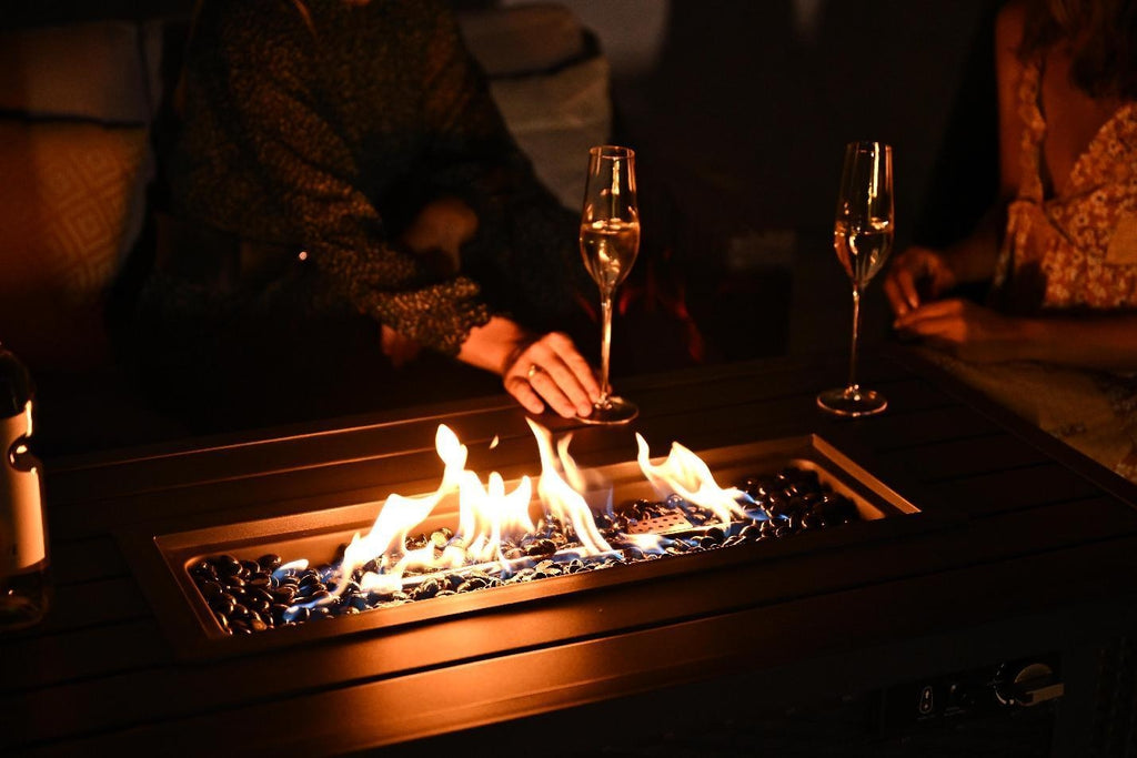 Happatio propane fire pit tables