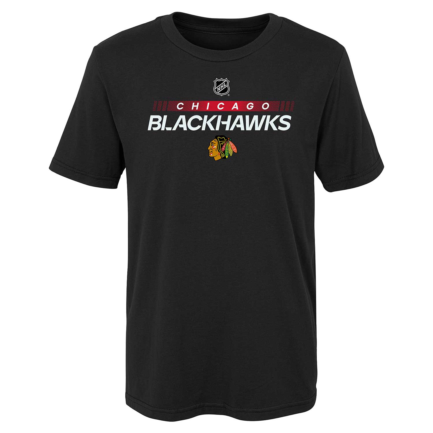 Chicago Blackhawks Preschool Prime Black T-Shirt