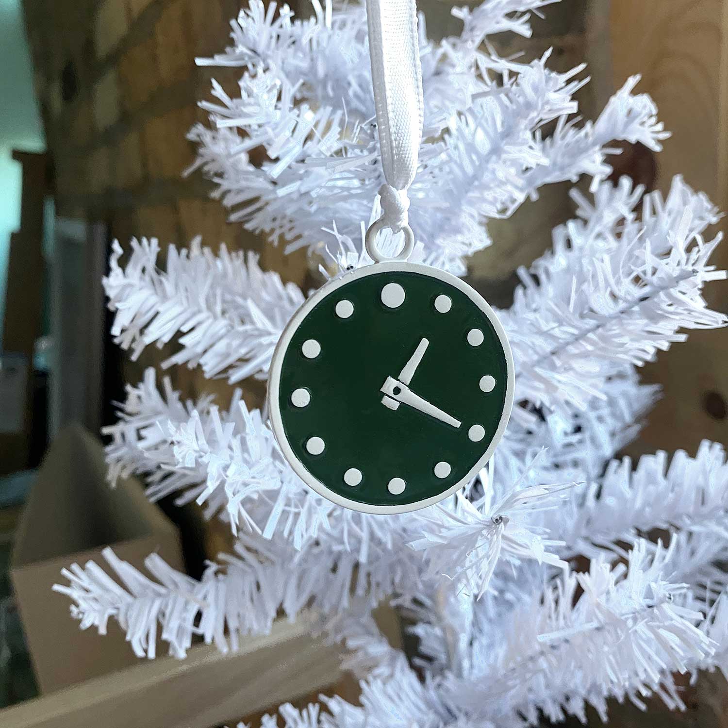 Wrigley Field Clock Ornament