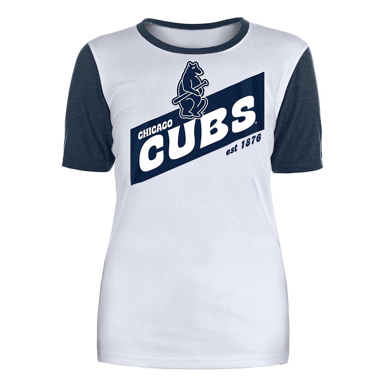 Chicago Cubs Ladies Two-Sided 1914 T-Shirt