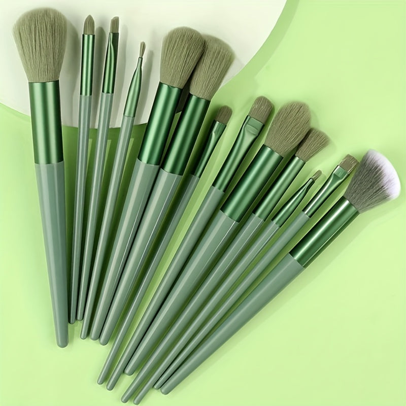 Complete Professional Makeup Brush Set with Bag and Beauty Sponge