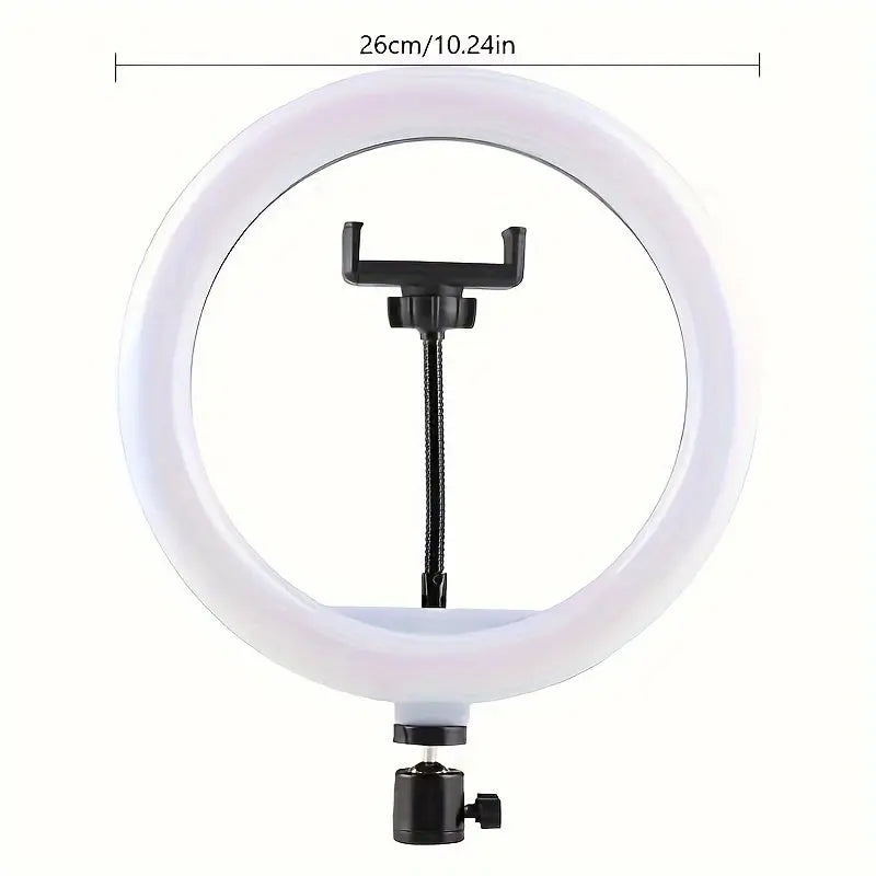 10inch LED Ring Selfie Light Set with Tripod Remote