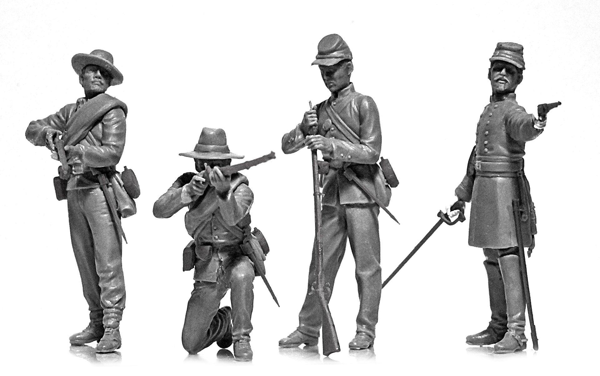 1/35 ICM Confederate Infantry - American Civil War 35021