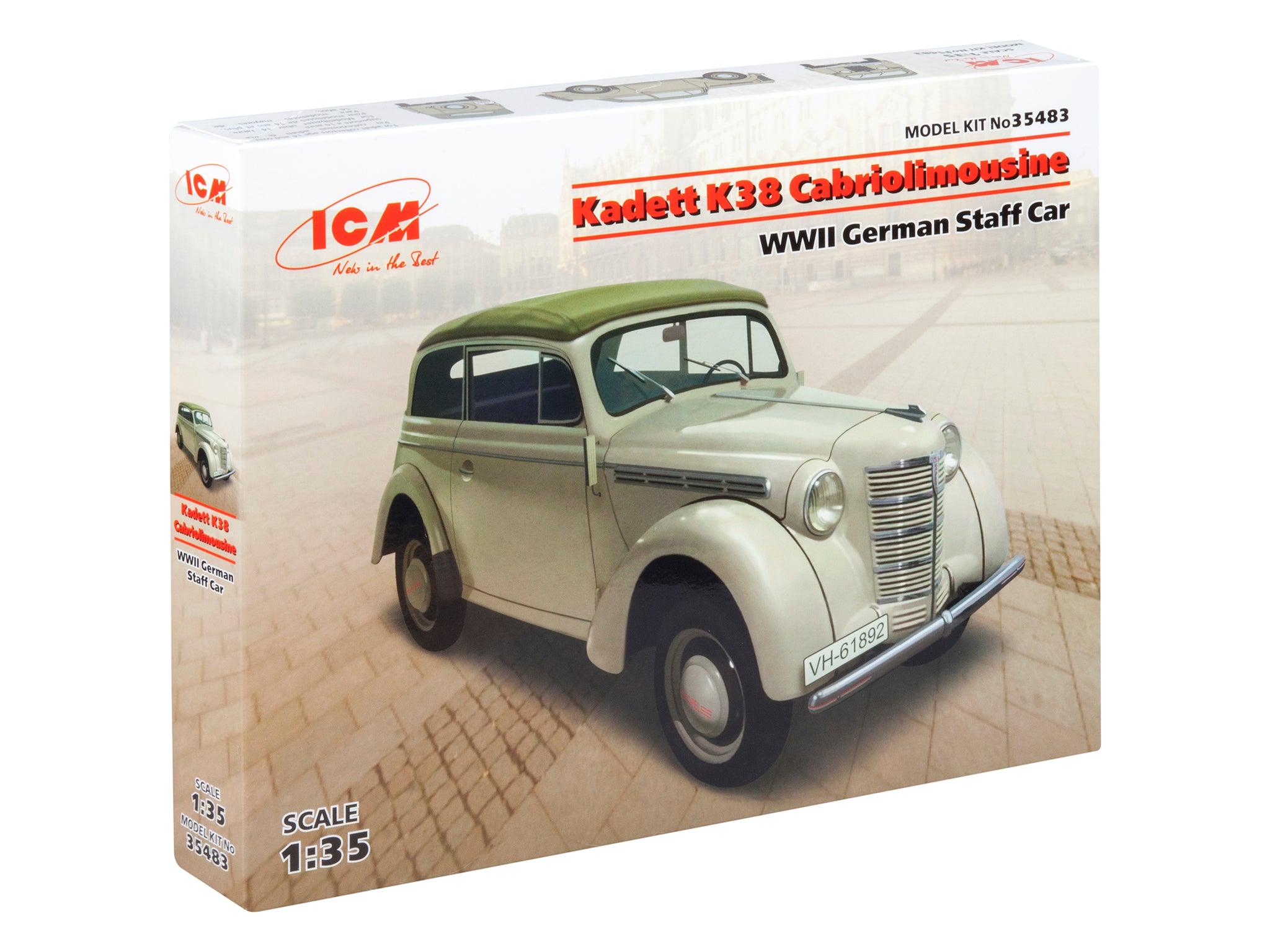 1/35 ICM Kadett K38 Cabriolimousine - WWII German Staff Car 35483