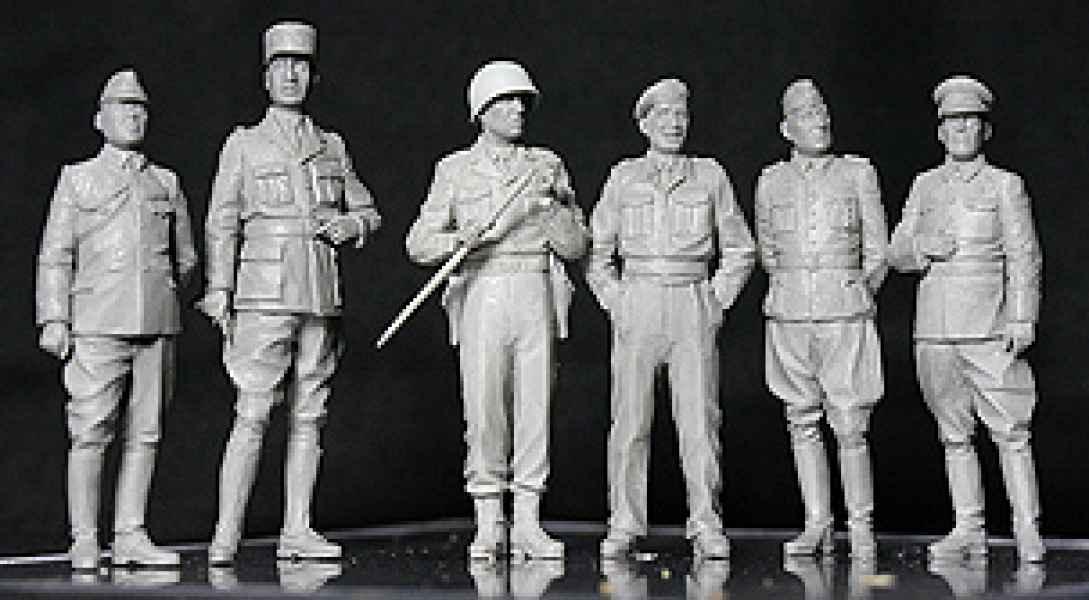 1/35 Master Box - The Generals of WWII 35108