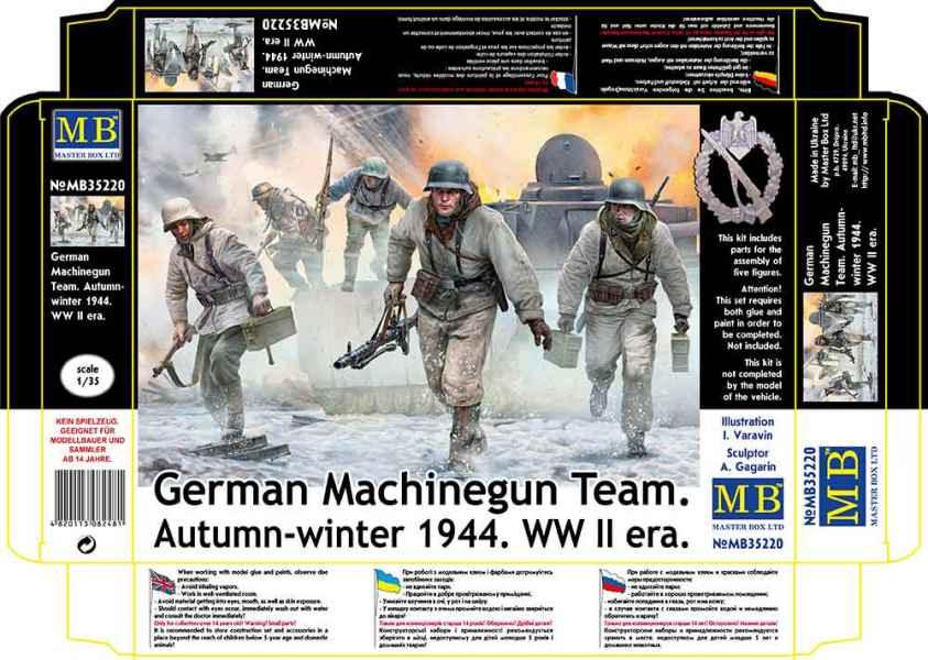 1/35 Master Box - WWII German Machine Gun Team (1944) 35220