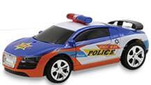 1/58 IMEX R/C Police Car Blue + White 2.4G 2006BW