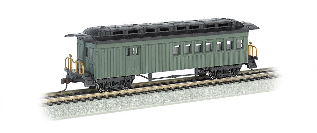 HO Bachmann Painted Unlettered Green - Combine (1860-80 Era) 13505