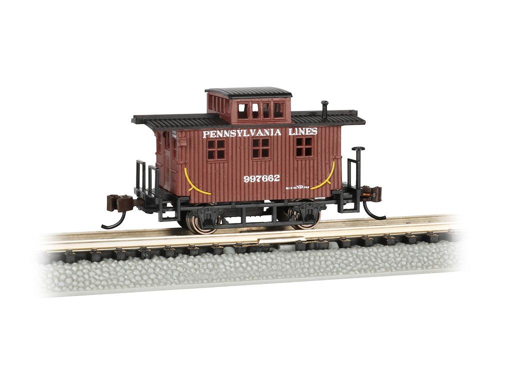 N Bachmann Pennsylvania Lines - Old Time Bobber Caboose 15754