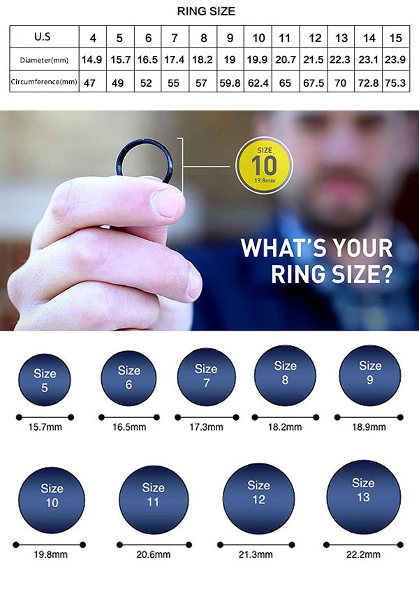 Wedding Ring Finger Circumference To Ring Size Us In Cm