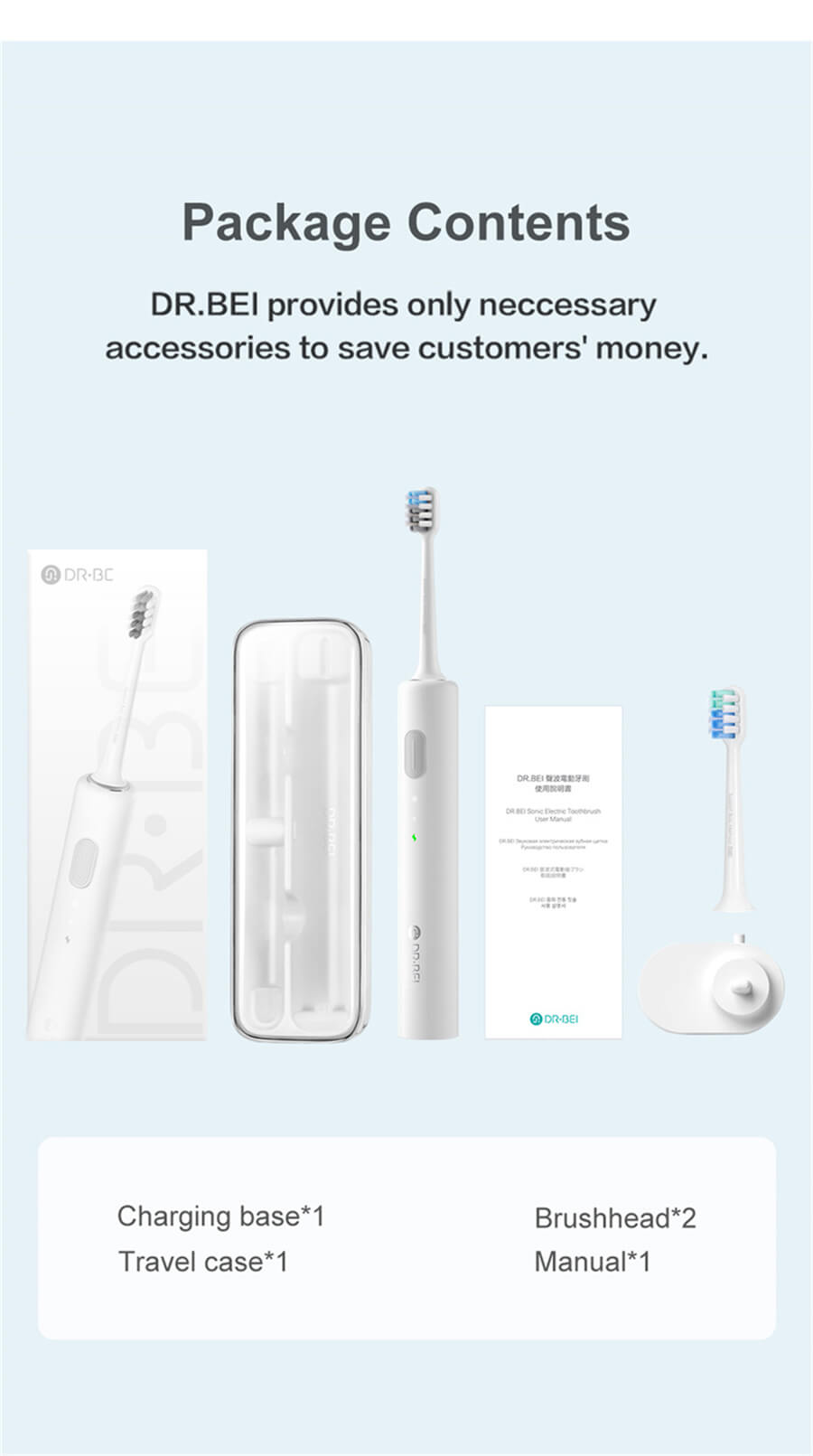 DRBEI electric toothbrush - KKJ