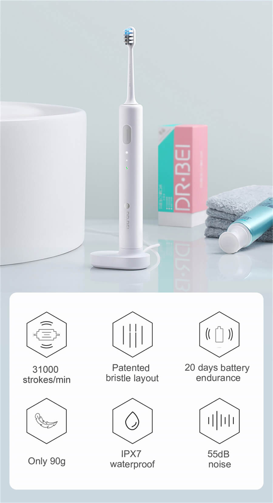 DRBEI electric toothbrush - KKJ