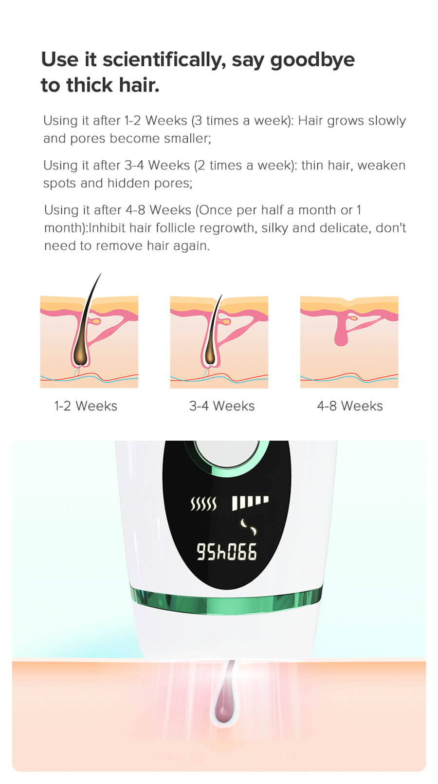 INFACE IPL hair removal device - KKJ