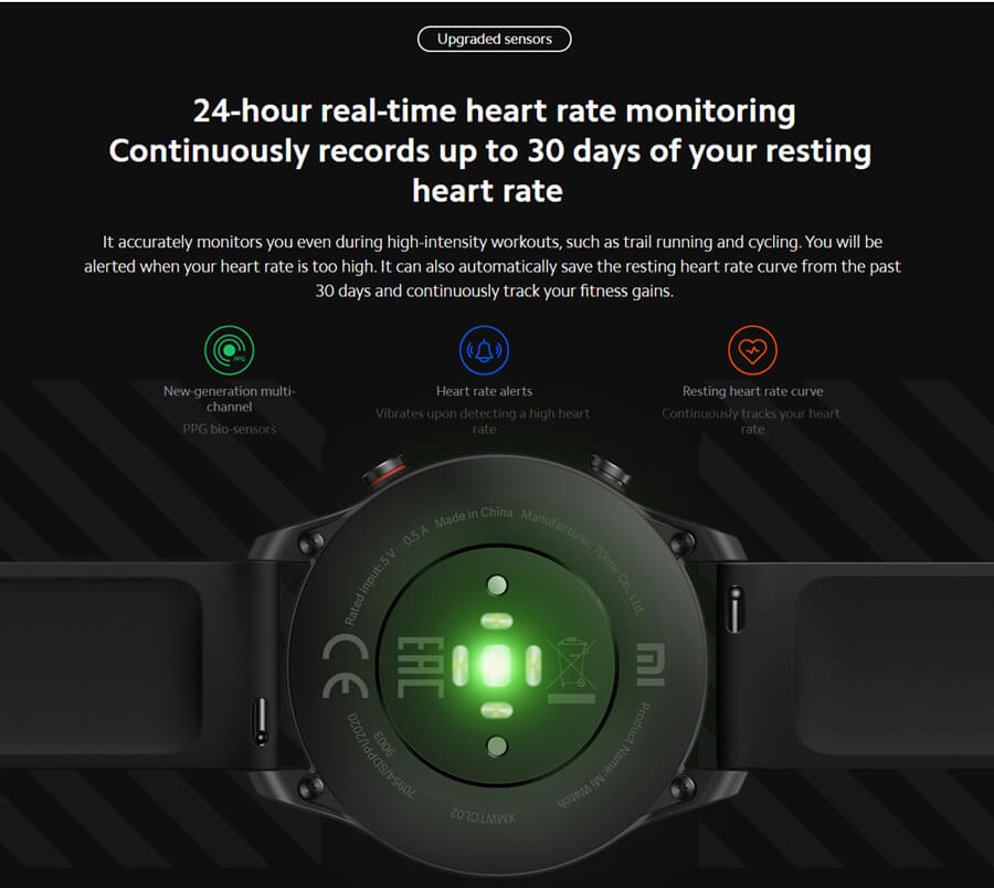 Xiaomi 5ATM GPS Smartwatch 1.39''Black-KKJ
