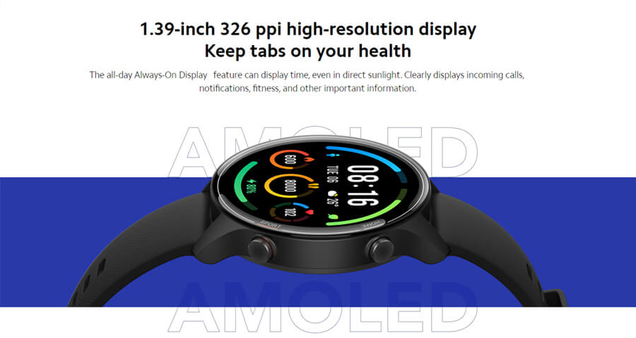 Xiaomi 5ATM GPS Smartwatch 1.39''Black-KKJ