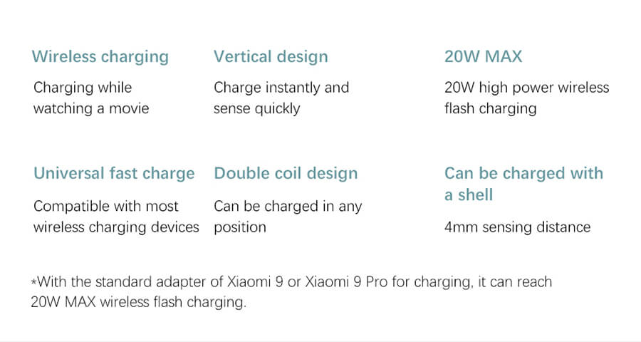 Xiaomi wireless charger Vertical - KKJ