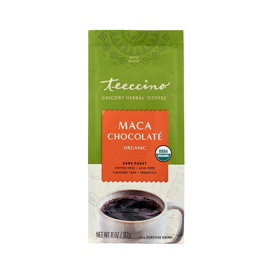 Teeccino Chocolate Dark Roast Herbal Coffee 11 oz.