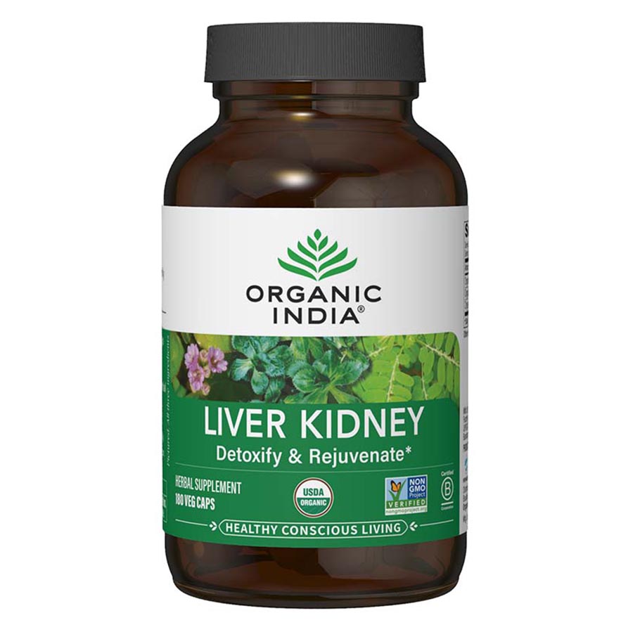Organic India Liver Kidney 180 veggie capsules