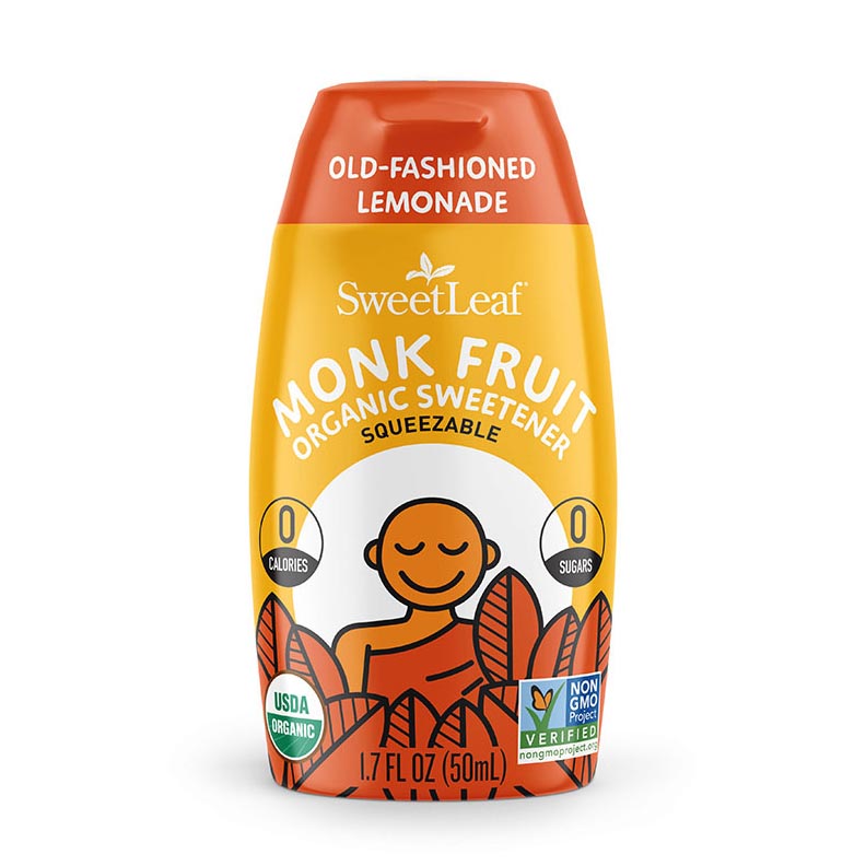 SweetLeaf Organic Monk Fruit Lemonade Water Enhancer 1.62 oz