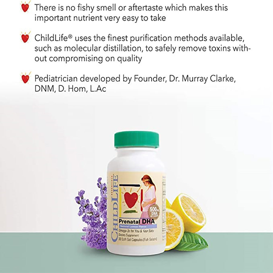 ChildLife Essentials Prenatal DHA 30 soft gels