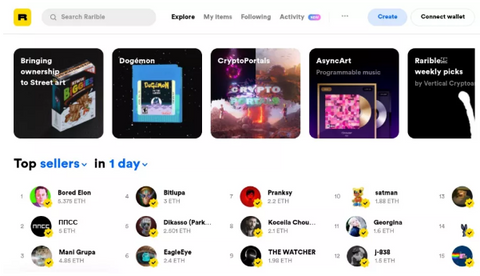 Link your wallet to the NFT platform.