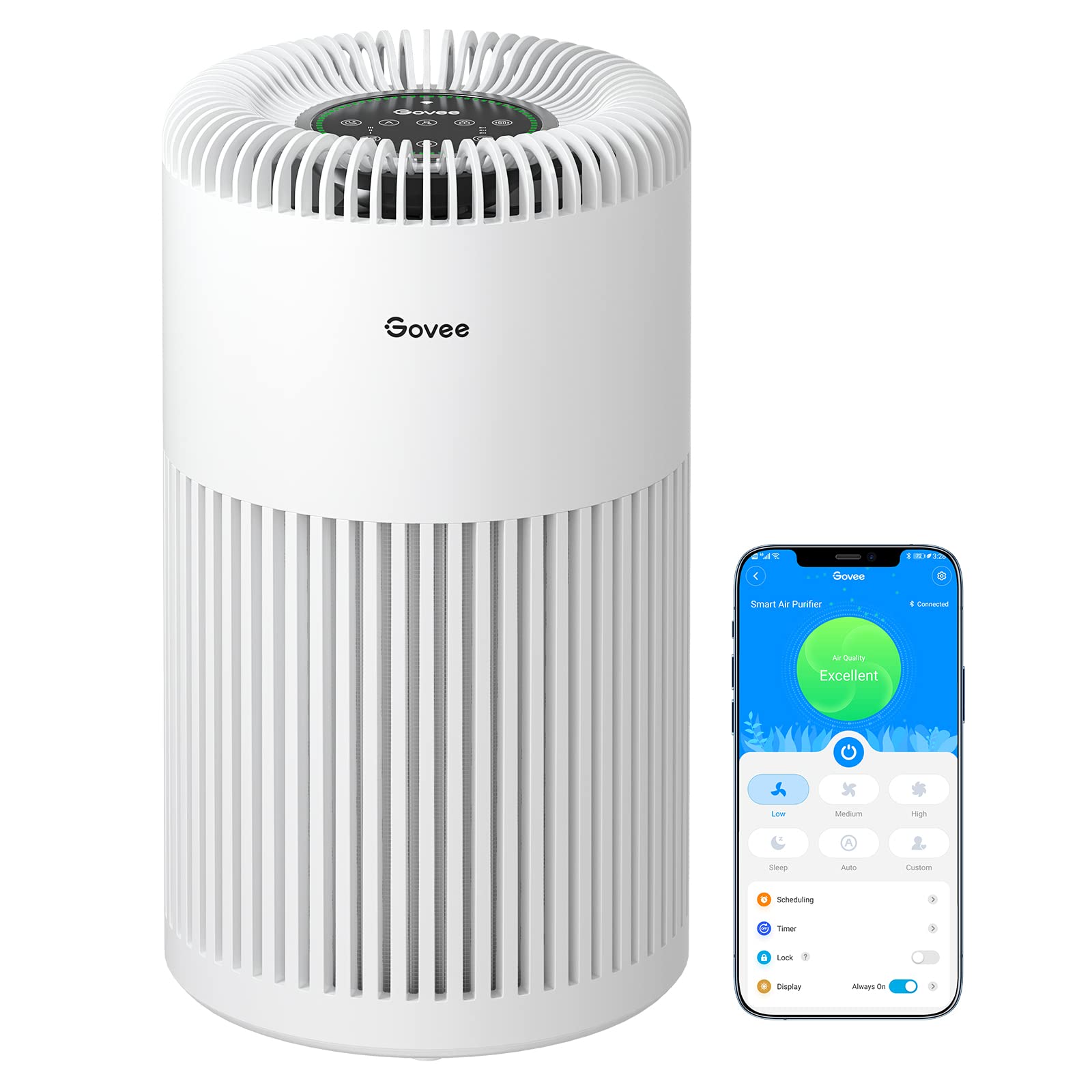 Smart HEPA Air Purifier for Large Room