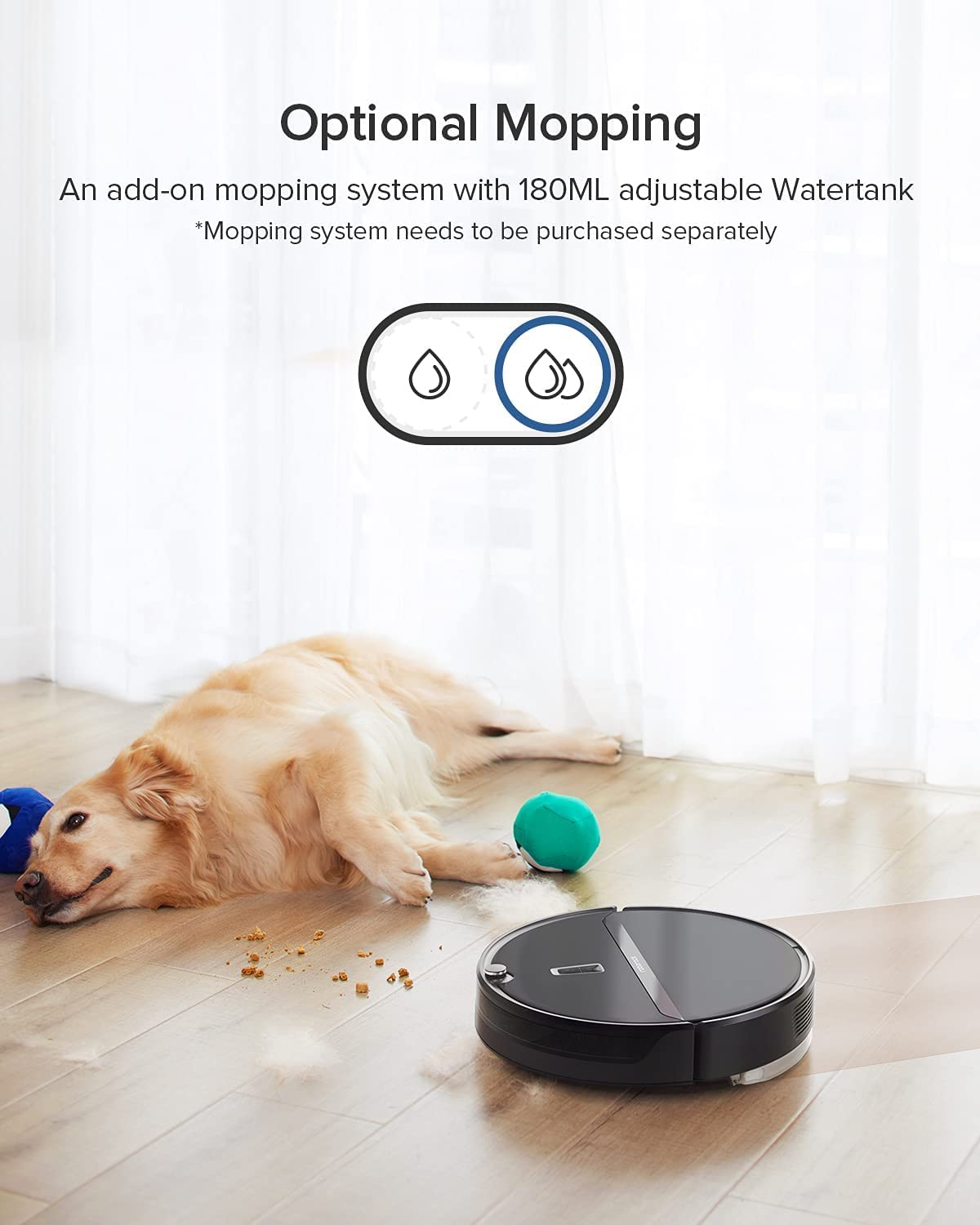 E4 Smart Robot Vacuum Cleaner | Black